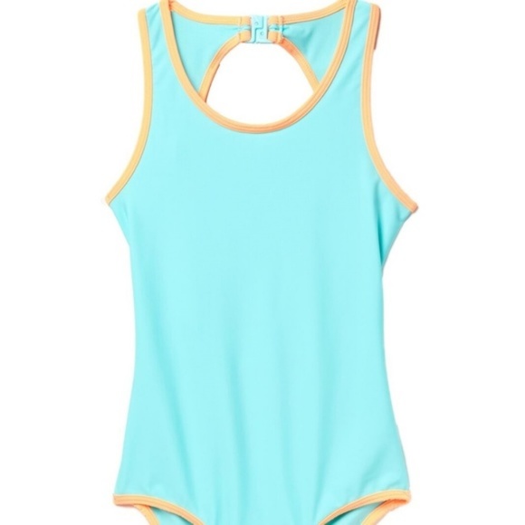 Z by Zella Other - Z BY ZELLA TEAL BLUE/ORANGE ONE PIECE SWIMWEAR 16